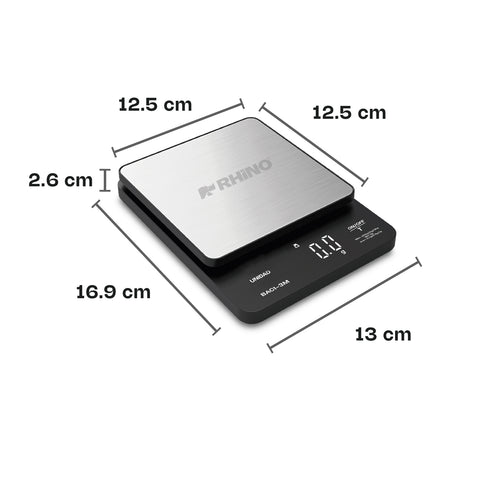 Báscula Digital de Precisión de 0.1 g con Capacidad de 3 kg
