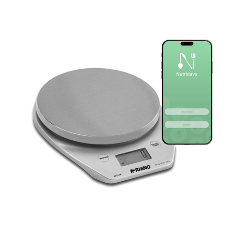 Báscula de cocina digital 5 kg con Bluetooth