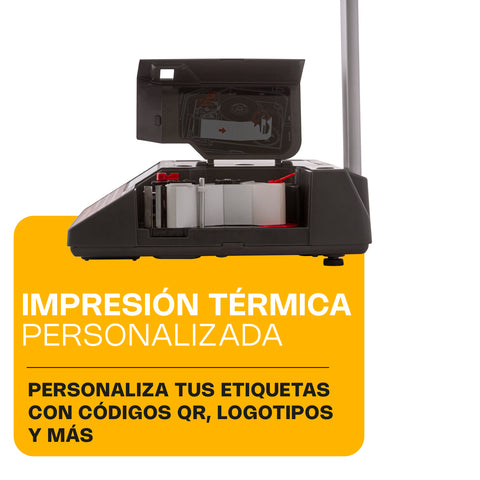 Báscula Electrónica Etiquetadora 30 kg con Conexión WiFi