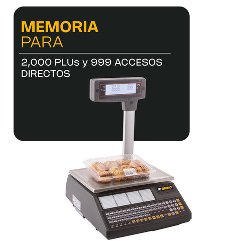 Báscula Electrónica Etiquetadora 30 kg con Conexión WiFi