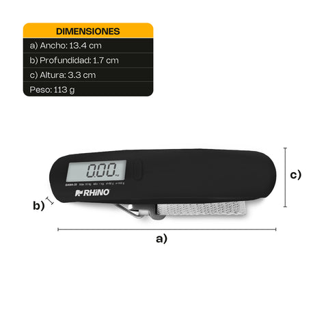 Báscula Electrónica Colgante 50 kg