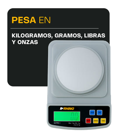 Báscula Electrónica de Precisión 1 kg