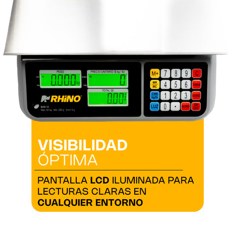 Báscula Electrónica Multifunciones 60 kg con Puerto USB