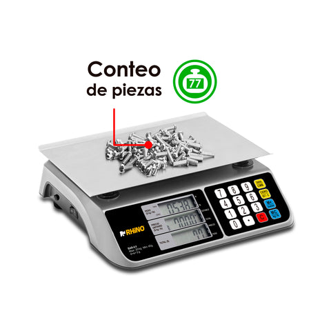 Báscula Electrónica Multifunciones 20 kg con Puerto USB