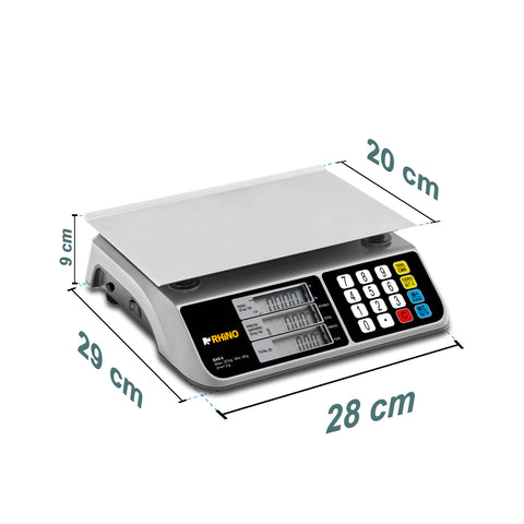 Báscula Electrónica Multifunciones 20 kg con Puerto USB