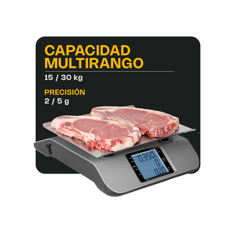 Báscula Electrónica Multifunciones Multirango