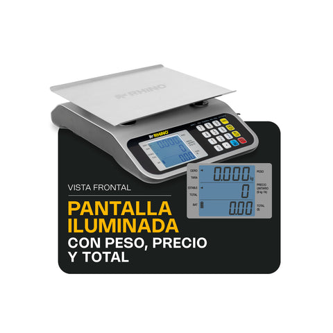 Báscula Electrónica Multifunciones Multirango