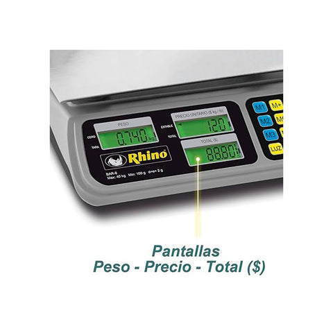 Báscula Electrónica Multifunciones 40 kg