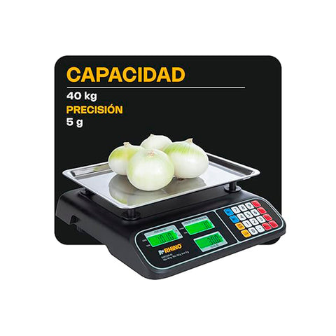 Báscula Electrónica Multifunciones 40 kg