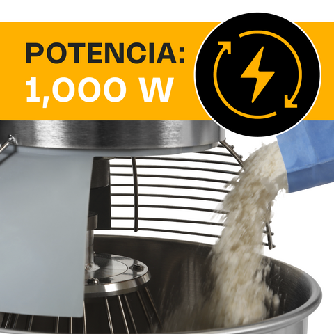 Batidora Planetaria de Velocidad Variable 20 Lt