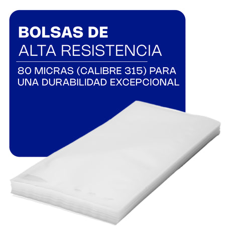 Bolsa para Empacado al Vacío 15 x 30 cm