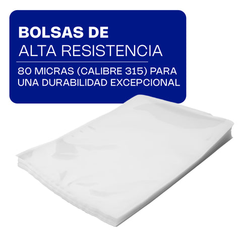 Bolsa para Empacado al Vacío 25 x 33 cm
