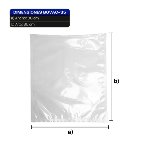 Bolsa para Empacado al Vacío 30 x 35 cm