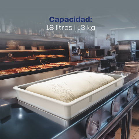 Caja de Polipropileno para Masa de Pizza
