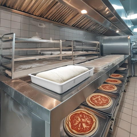 Caja de Polipropileno para Masa de Pizza