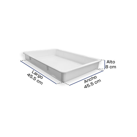 Caja de Polipropileno para Masa de Pizza