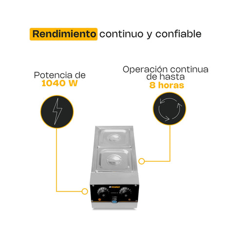 Templadora de chocolate