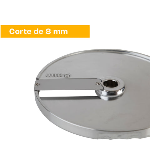 Discos para Procesador de Alimentos de 8 mm