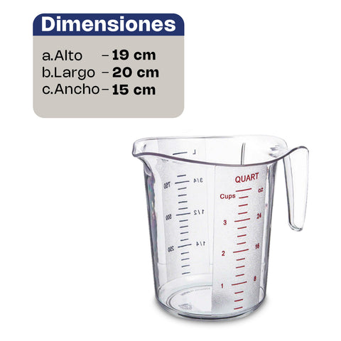 Recipiente Redondo de Policarbonato 1 qt