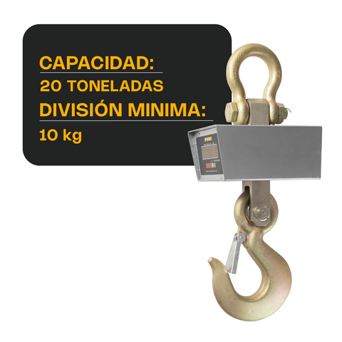 Báscula Electrónica Colgante BAC-20T