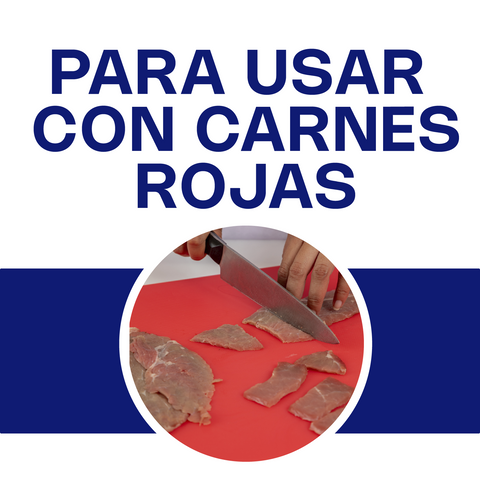 Tabla para Cortar Color Rojo 45 x 61 x 1.2 cm