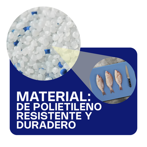 Tabla para Cortar Color Azul 45 x 61 x 1.2 cm