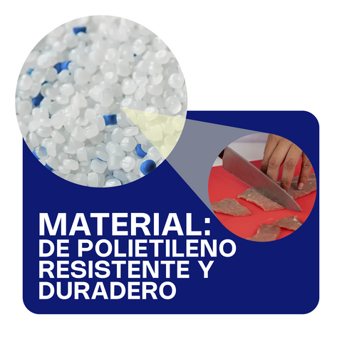 Tabla para Cortar Color Rojo 30 x 45 x 1.2 cm