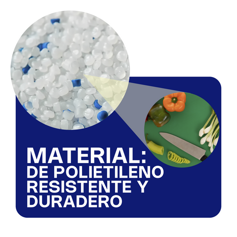 Tabla para Cortar Color Verde 45 x 61 x 1.2 cm