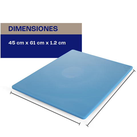 Tabla para Cortar Color Azul 45 x 61 x 1.2 cm