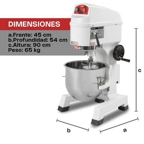 Batidora Planetaria 19.3 lt