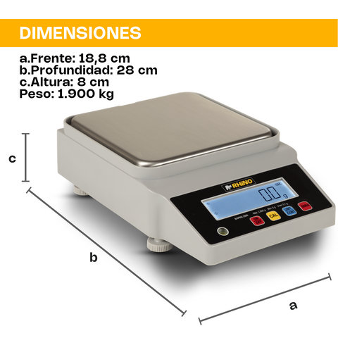 Báscula Electrónica de Precisión 2600 g
