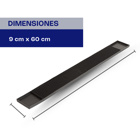 Tapete flexible para bar, de 9 x 60 cm