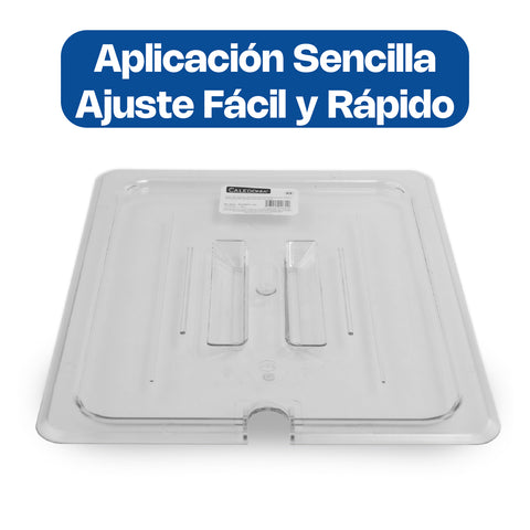 Tapa para Inserto Ranurado de Policarbonato, Tamaño Medio