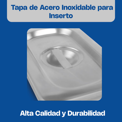 Tapa para Inserto, Tamaño Noveno