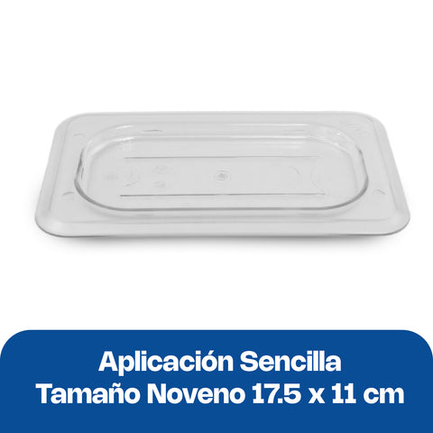 Tapa de Inserto de Policarbonato, Tamaño Noveno