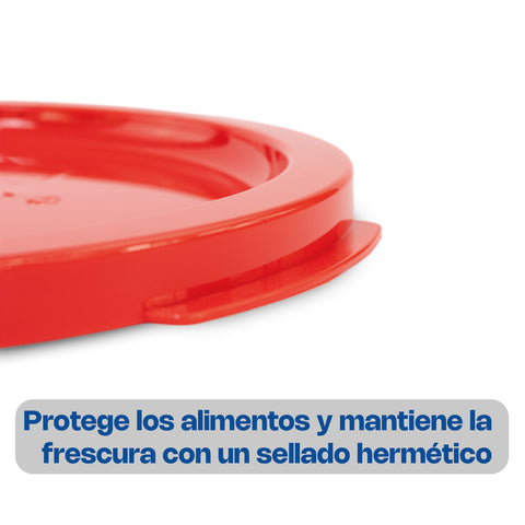 Tapa para recipiente redondo