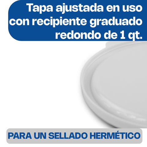 Tapa para recipiente redondo