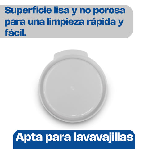 Tapa para recipiente redondo