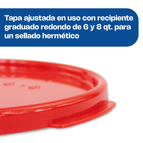 Tapa para recipiente redondo
