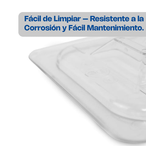 Tapa de Inserto de Policarbonato, Tamaño Sexto