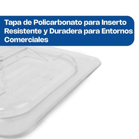 Tapa de Inserto de Policarbonato, Tamaño Sexto