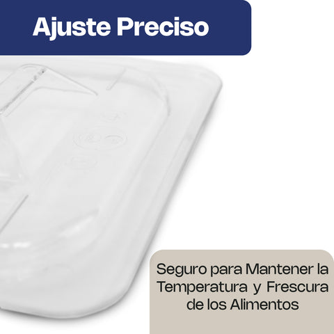 Tapa para Inserto Ranurado de Policarbonato, Tamaño Sexto