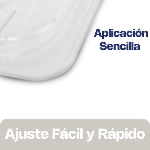 Tapa para Inserto Ranurado de Policarbonato, Tamaño Sexto