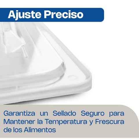 Tapa de Inserto de Policarbonato, Tamaño Tercio