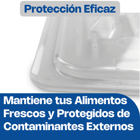 Tapa de Inserto de Policarbonato, Tamaño Tercio