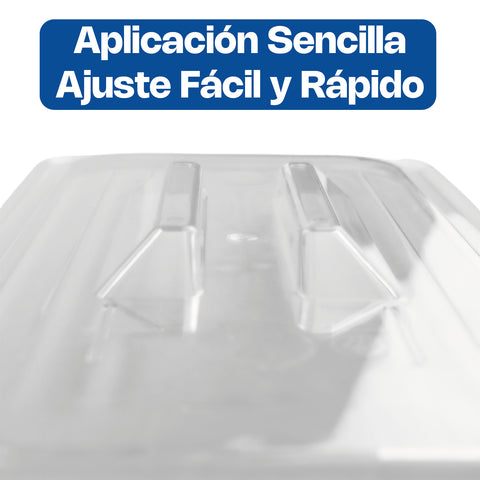 Tapa de Inserto de Policarbonato, Tamaño Tercio