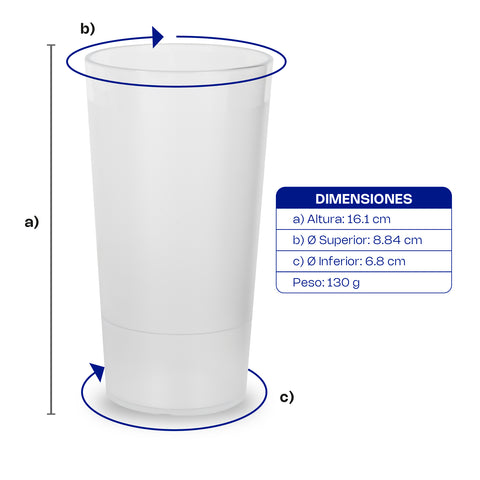 Vaso de plástico 22 oz