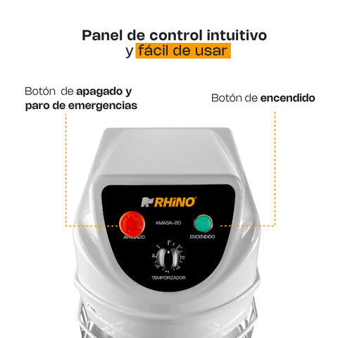 Amasadora comercial 20 lt
