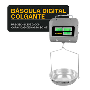 Báscula Electrónica Colgante Multifunciones 30 kg