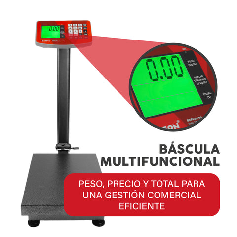 Báscula de Plataforma Plegable 100 kg